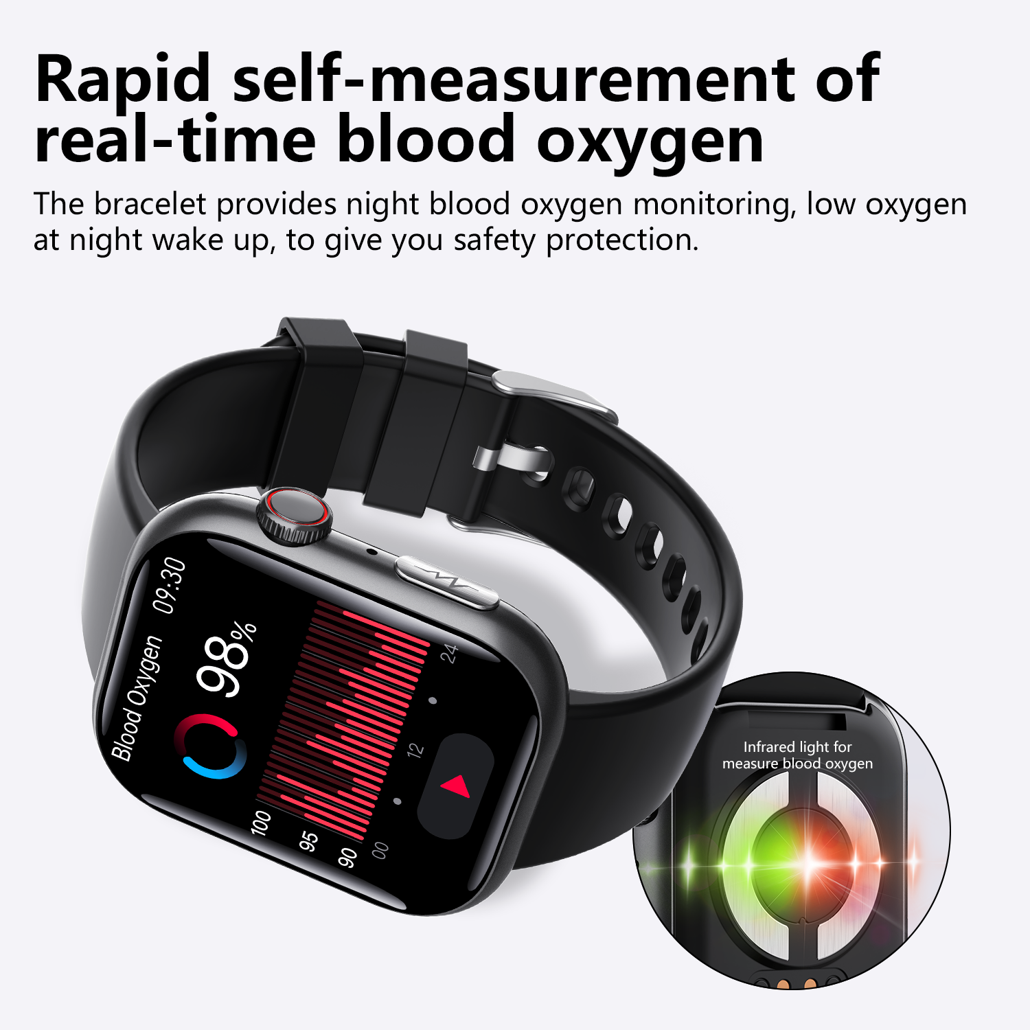 Best ECG Smart Watch of 2025 With Blood Pressure Monitor+Blood Glucose Monitoring - Image 4
