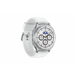 Samsung Galaxy Watch 8 Classic 3,3 cm (1.3") AMOLED 46 mm Digitálny 438 x 438 px Dotyková obrazovka 4G Strieborná Wi-Fi GPS (OSAM-SM-L505FZW)